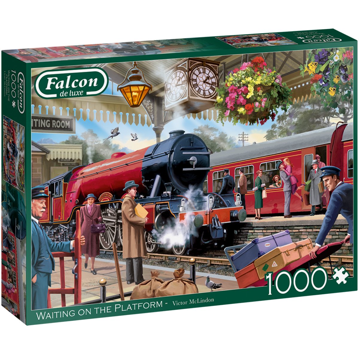 Falcon Waiting on the Platform Jigsaw Puzzle (1000 Pieces) - Phillips Hobbies