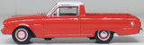 Oxford Diecast 87FA60001 1960 Ford Falcon Ranchero Monte Carlo Red/Corinthian White - 1:87 Scale