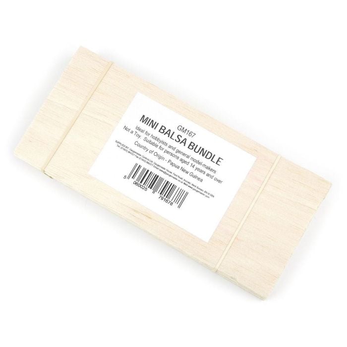 Gaugemaster GM167 Balsa Wood Mini Bundle (225x101x31mm) - Phillips Hobbies