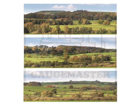 Gaugemaster GM759 The Dales Small Photo Backscene (1372x152mm) - Phillips Hobbies