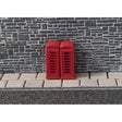 Gaugemaster GMKD77 Telephone Boxes 2pcs (Pre - Built) - N Gauge - Phillips Hobbies