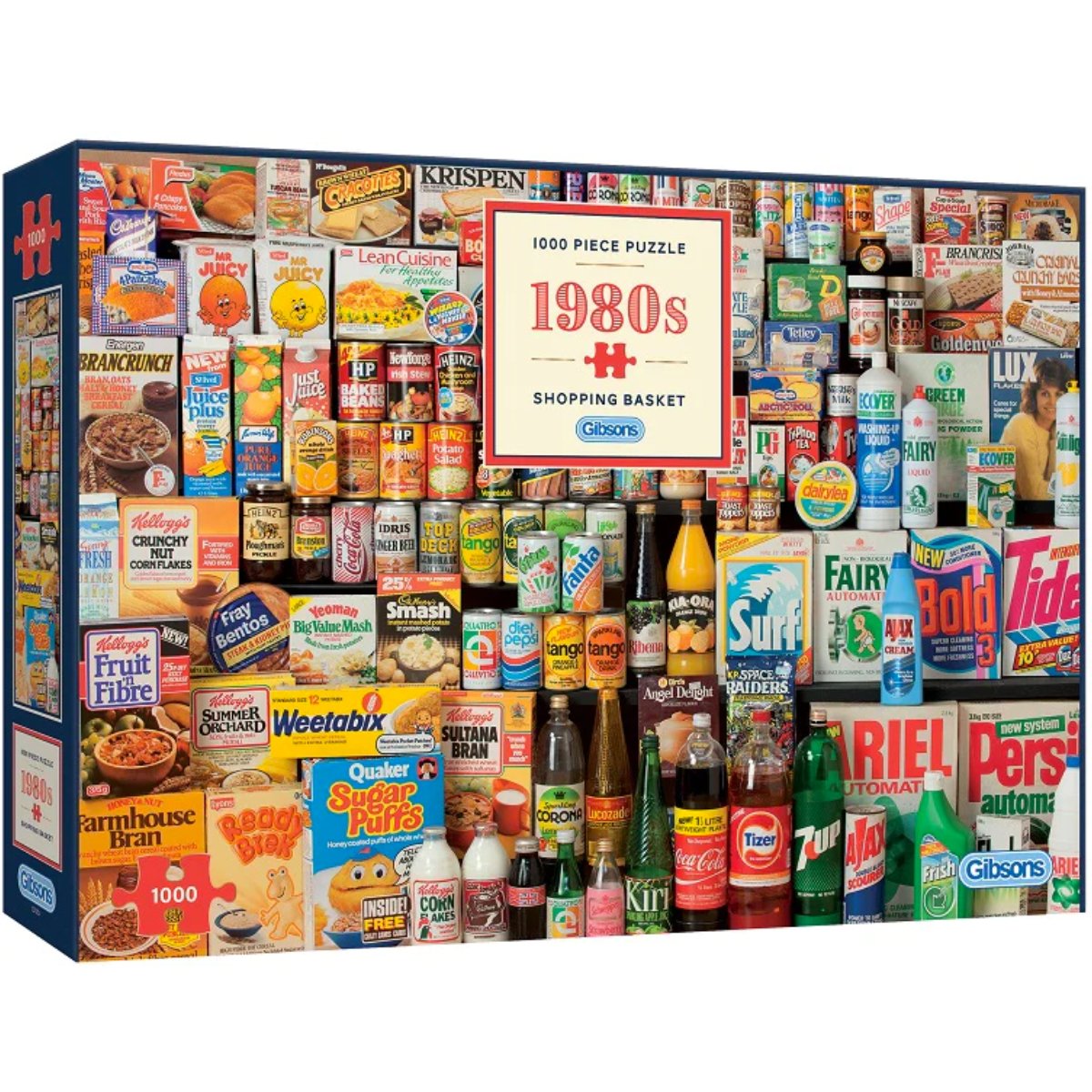 Gibsons 1980s Shopping Basket 1000 Piece Jigsaw Puzzle - Phillips Hobbies