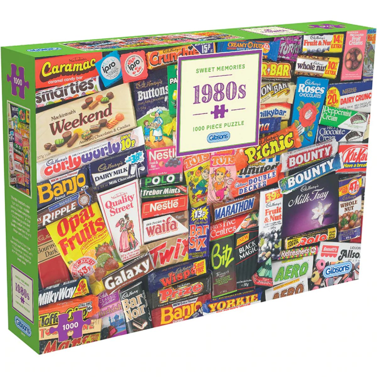 Gibsons 1980s Sweet Memories 1000 Piece Jigsaw Puzzle - Phillips Hobbies