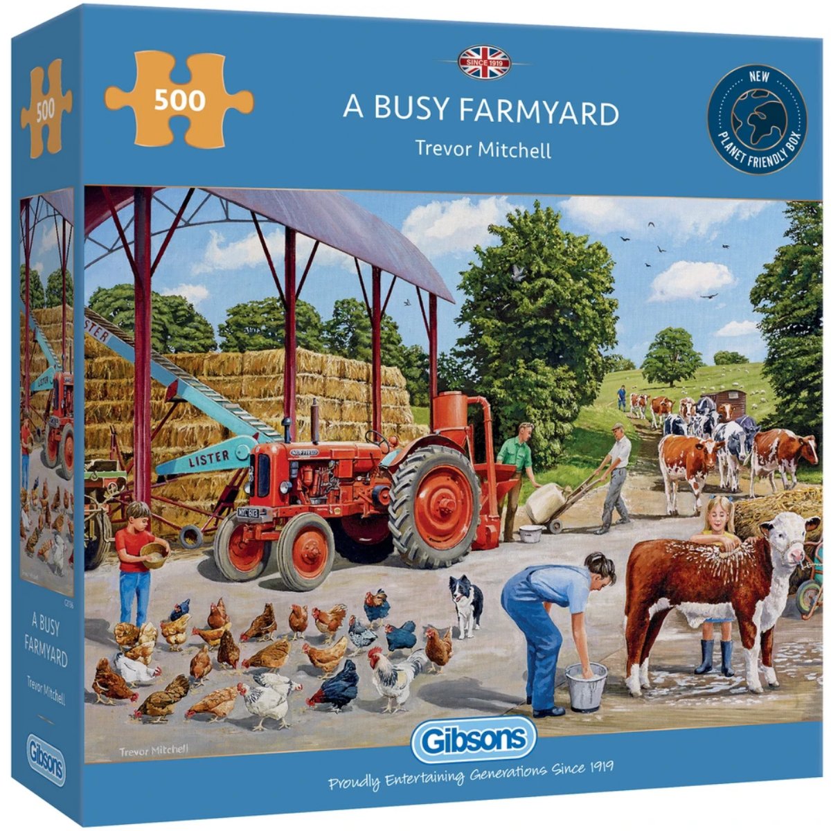 Gibsons A Busy Farmyard Jigsaw Puzzle (500 Pieces)