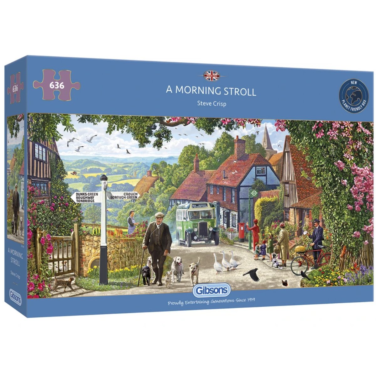 Gibsons A Morning Stroll Jigsaw Puzzle (636 Pieces)