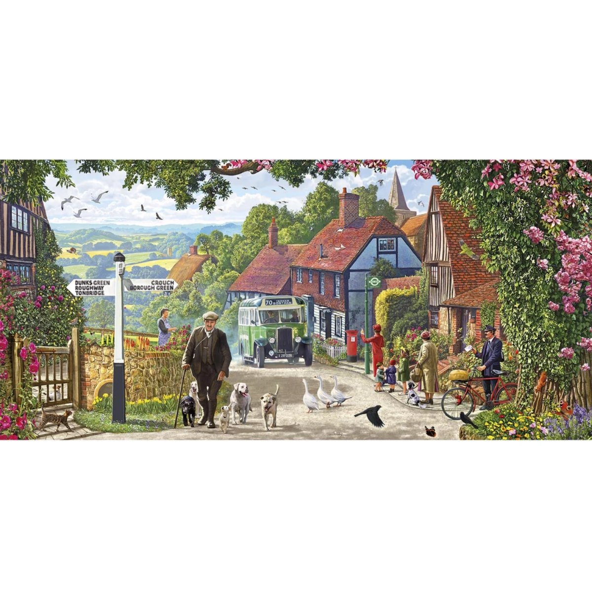 Gibsons A Morning Stroll Jigsaw Puzzle (636 Pieces)