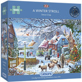 Gibsons A Winter Stroll Jigsaw Puzzle (1000 Pieces)