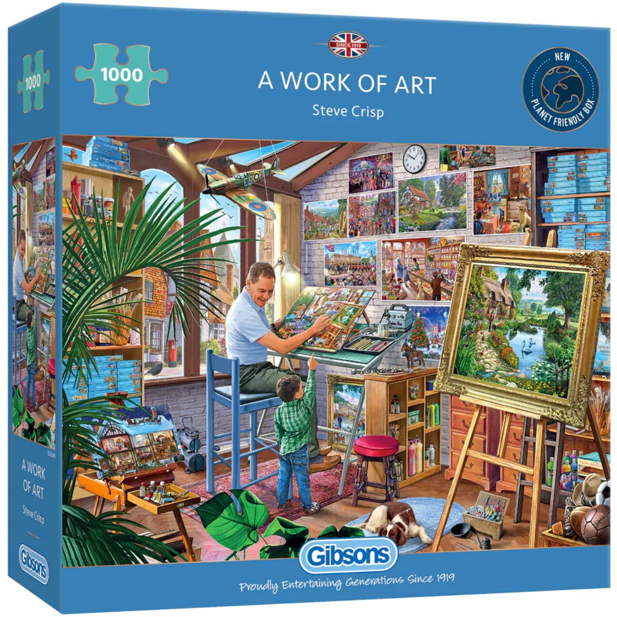 Gibsons A Work of Art Jigsaw Puzzle (1000 Pieces) - Phillips Hobbies