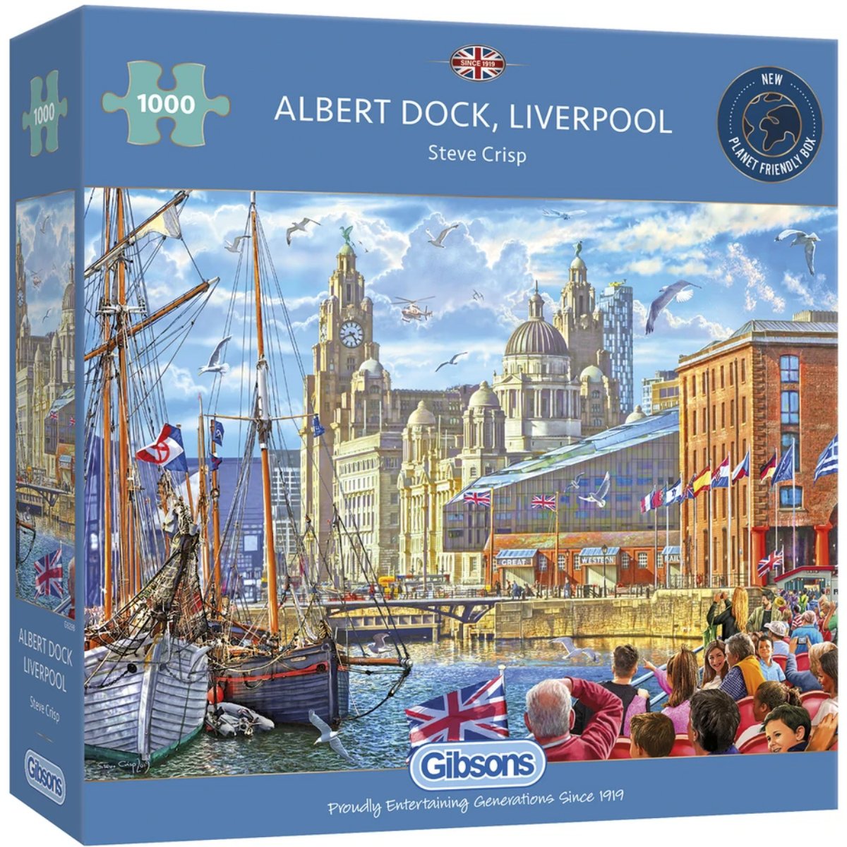 Gibsons Albert Dock, Liverpool Jigsaw Puzzle (1000 Pieces)