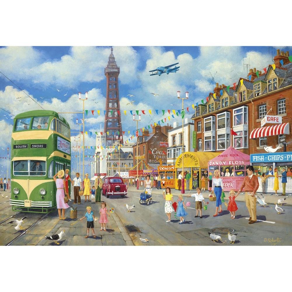 Gibsons Blackpool Promenade Jigsaw Puzzle (500 Pieces)