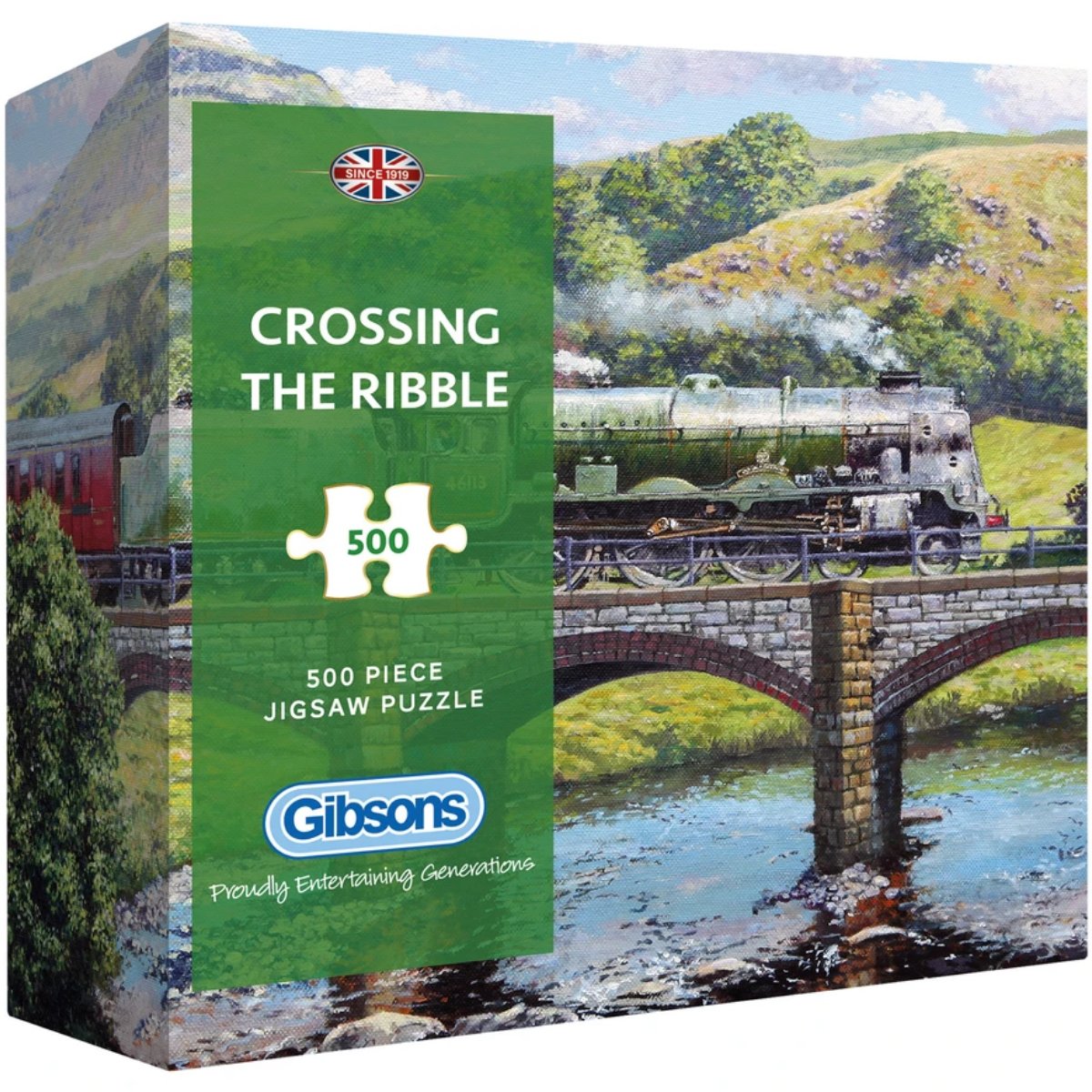Gibsons Crossing The Ribble Jigsaw Puzzle (500 Pieces) - Phillips Hobbies