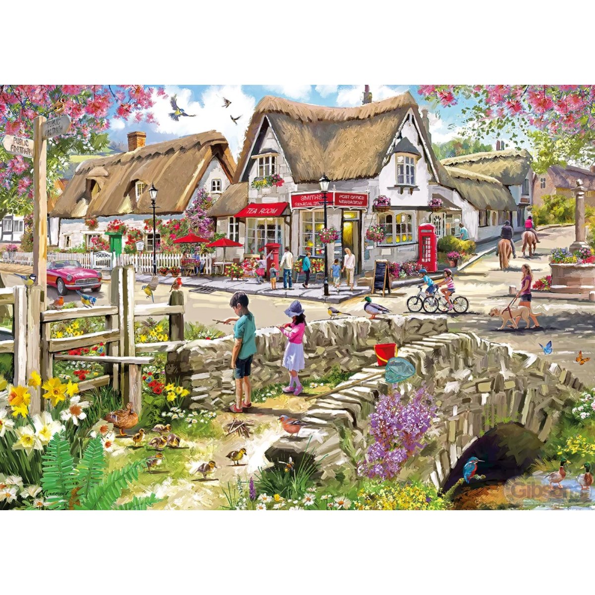 Gibsons Daffodils & Ducklings 1000 Piece Jigsaw Puzzle - G6319