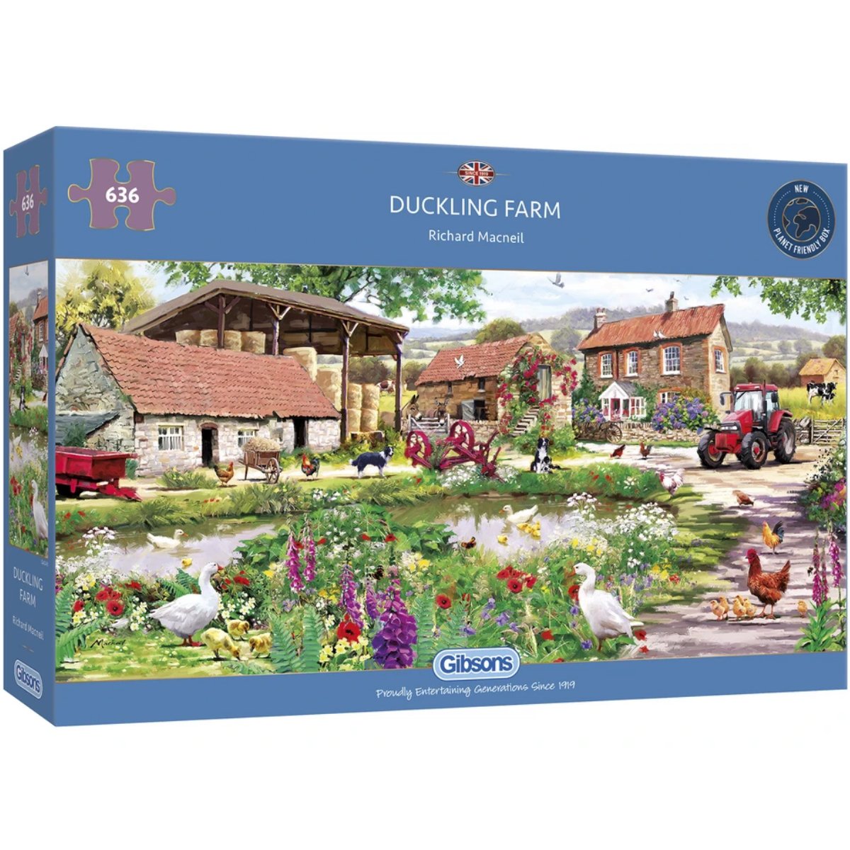 Gibsons Duckling Farm Jigsaw Puzzle (636 Pieces) - Phillips Hobbies