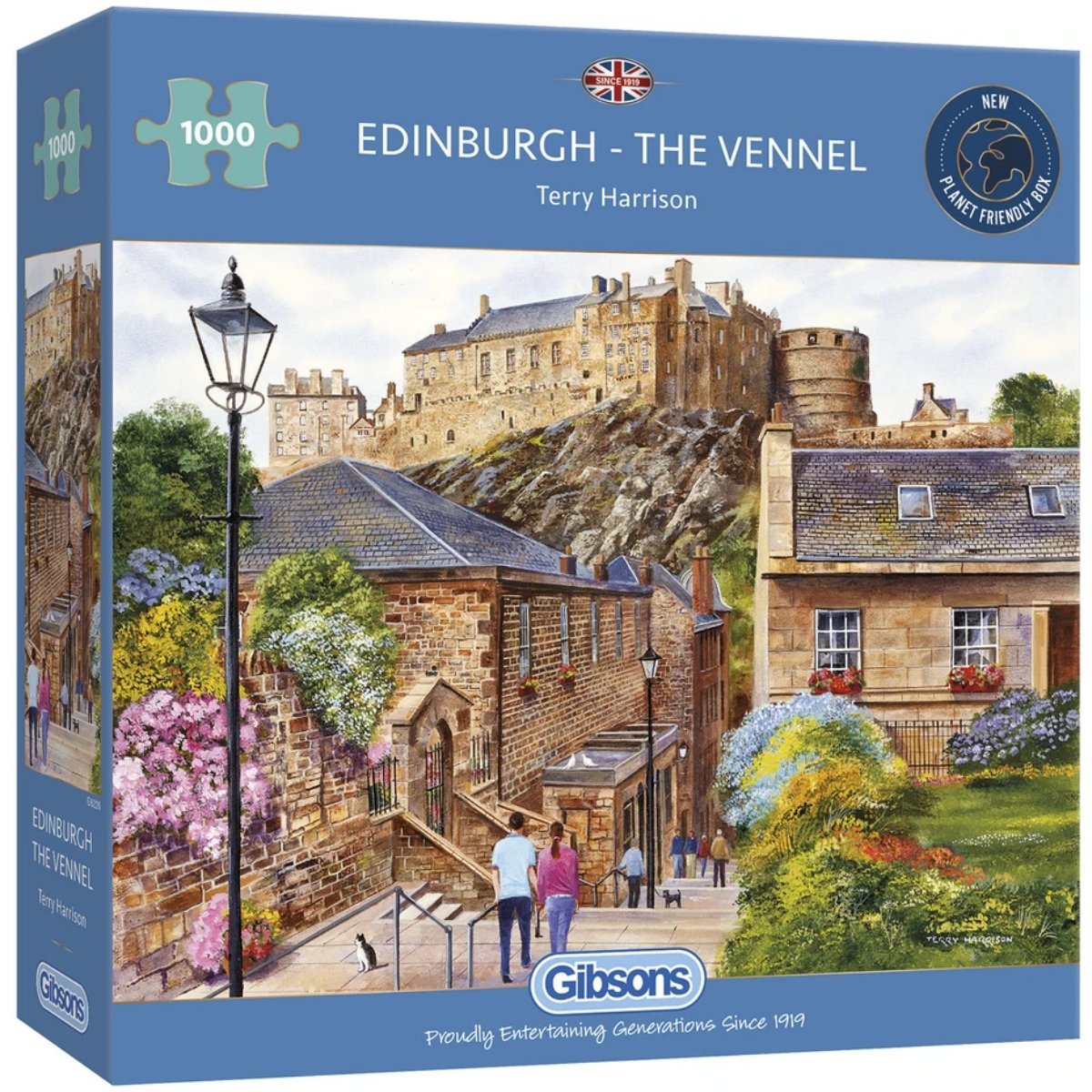 Gibsons Edinburgh The Vennel 1000 Piece Jigsaw Puzzle - Phillips Hobbies