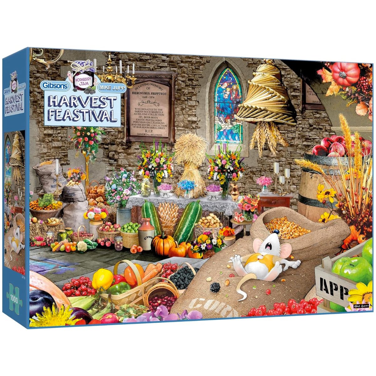 Gibsons Harvest Feastival Jigsaw Puzzle (1000 Pieces) - Mike Jupp
