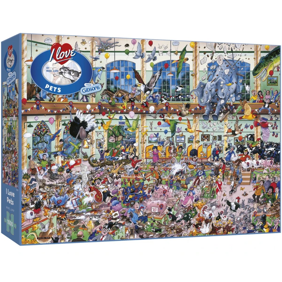 Gibsons I Love Pets Jigsaw Puzzle (1000 Pieces)