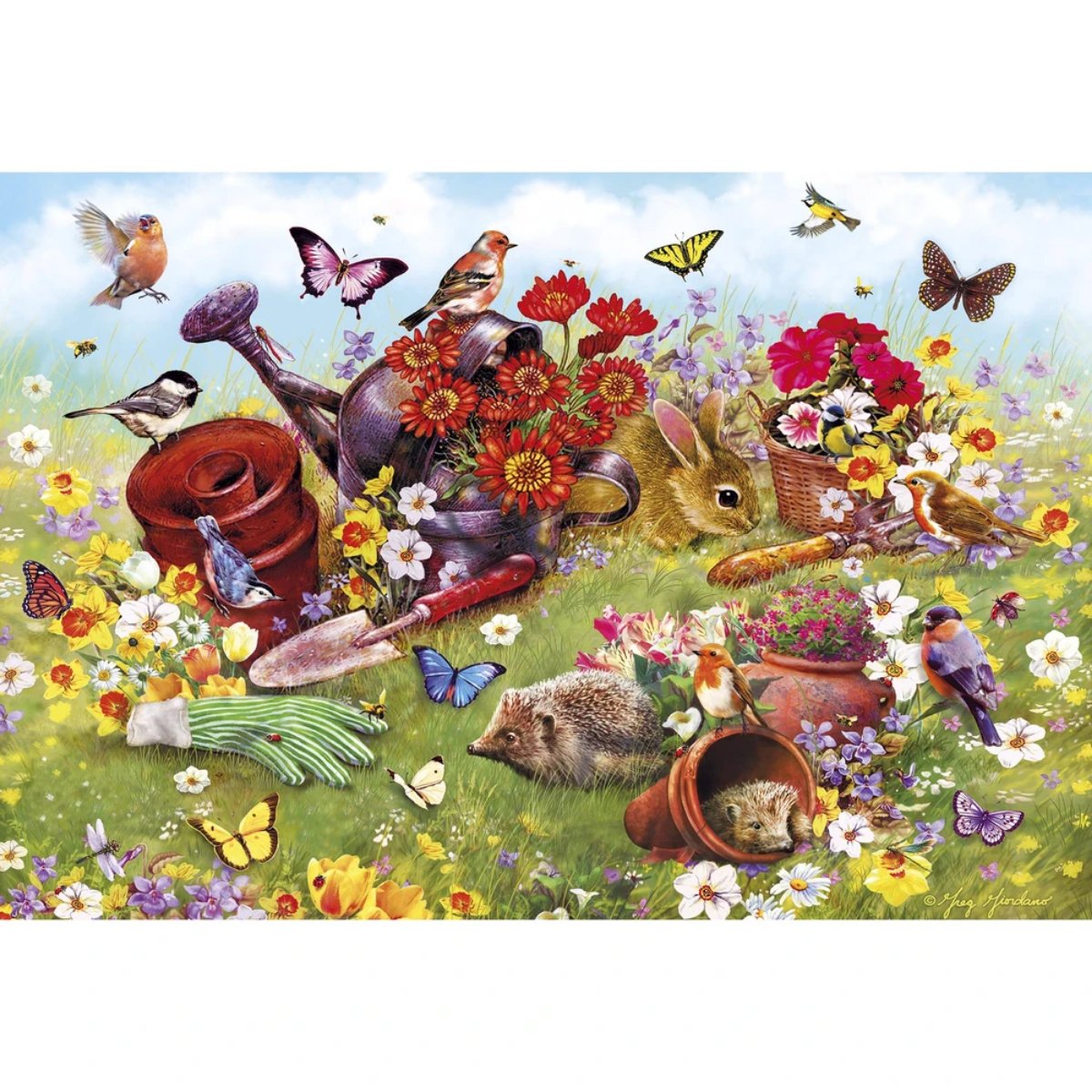 Gibsons In the Garden Jigsaw Puzzle (500 Pieces) - Phillips Hobbies