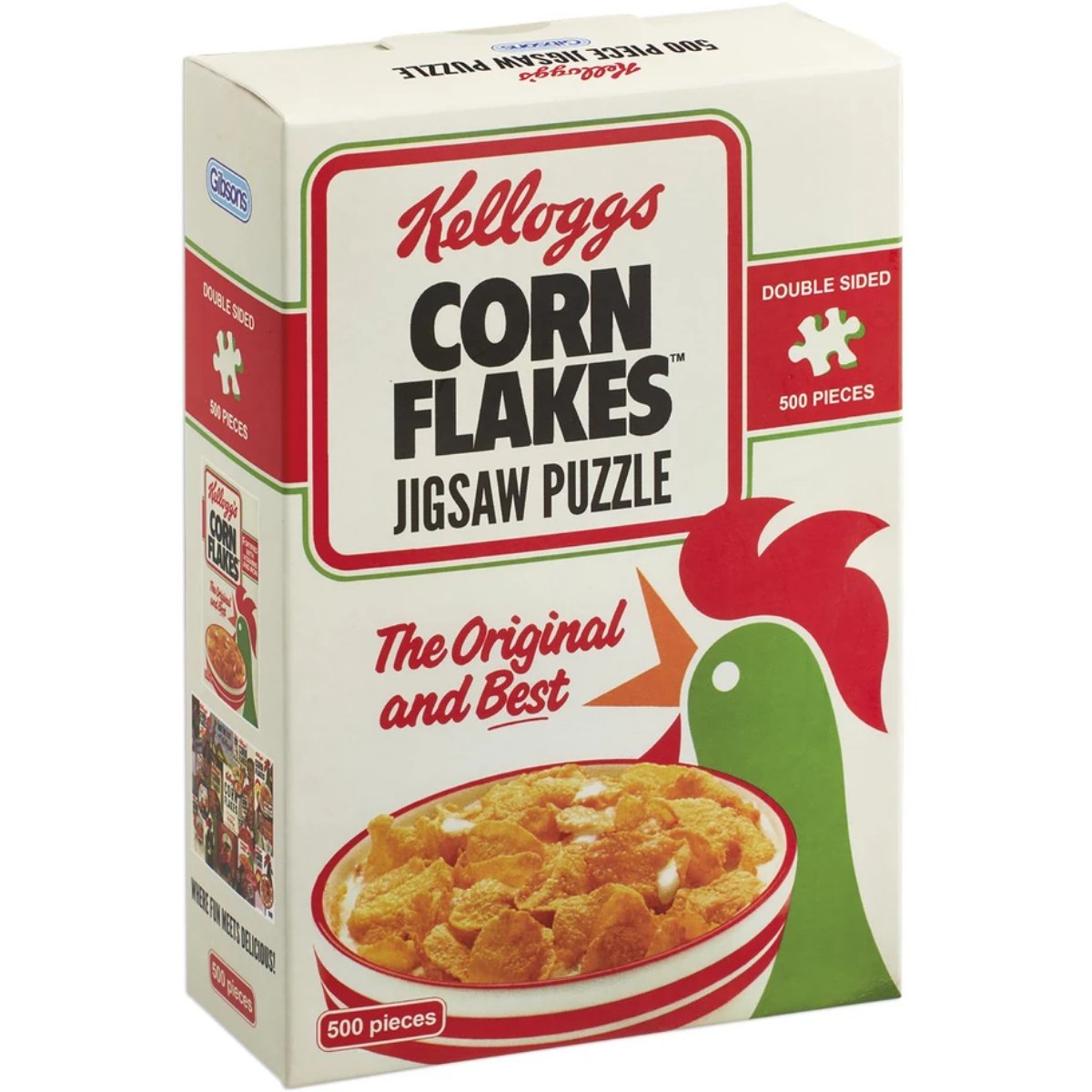 Gibsons Kellogg's Cornflakes Double Sided Jigsaw Puzzle (500 Pieces) - Phillips Hobbies
