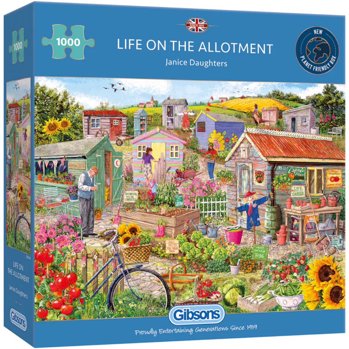 Gibsons Life On The Allotment Jigsaw Puzzle (1000 Pieces) - Phillips Hobbies