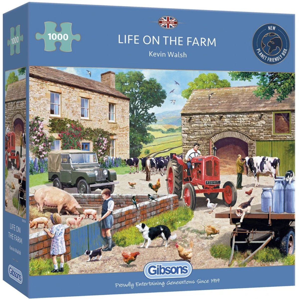 Gibsons Life on The Farm Jigsaw Puzzle (1000 Piece)
