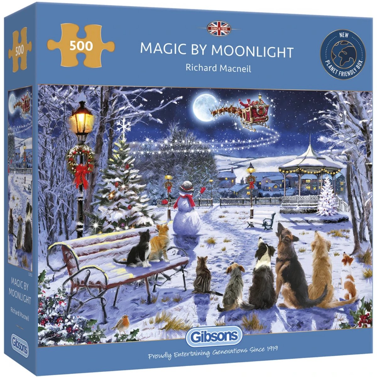 Gibsons Magic By Moonlight Jigsaw Puzzle (500 Pieces) - Phillips Hobbies