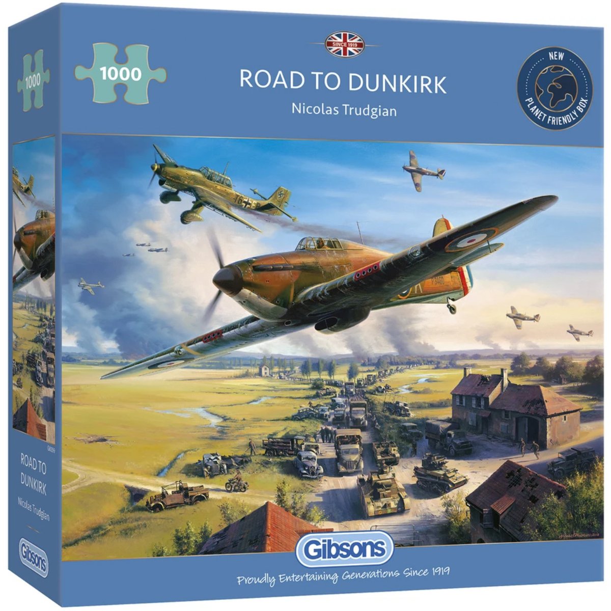 Gibsons Road to Dunkirk Jigsaw Puzzle (1000 Pieces) - Phillips Hobbies