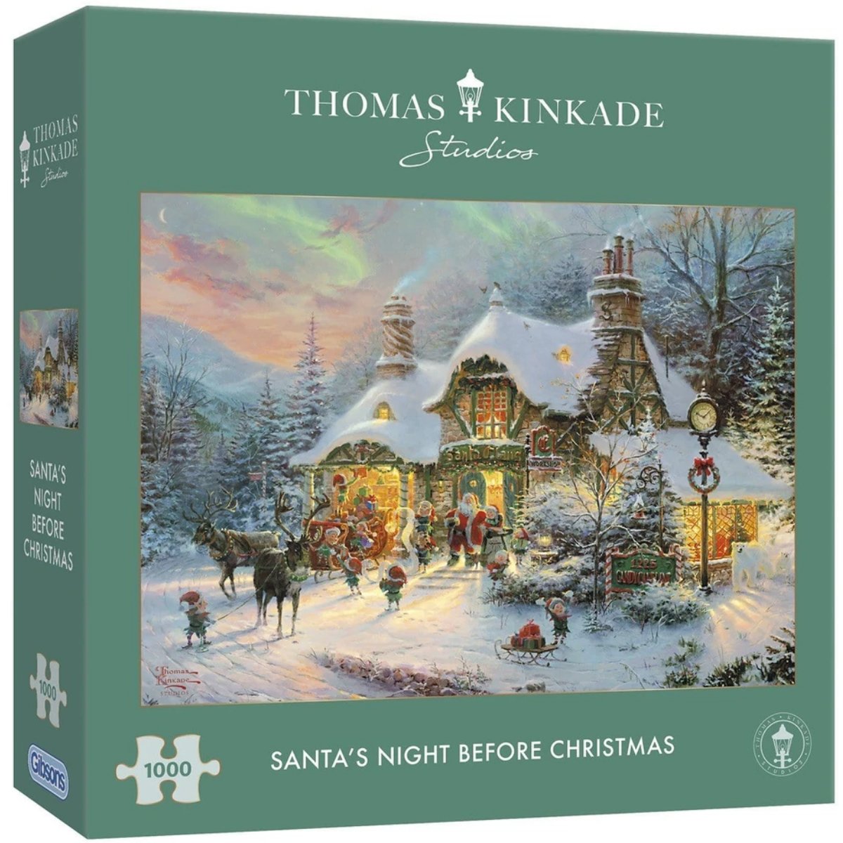 Gibsons Santa's Night Before Christmas Jigsaw Puzzle (1000 Pieces) - Phillips Hobbies