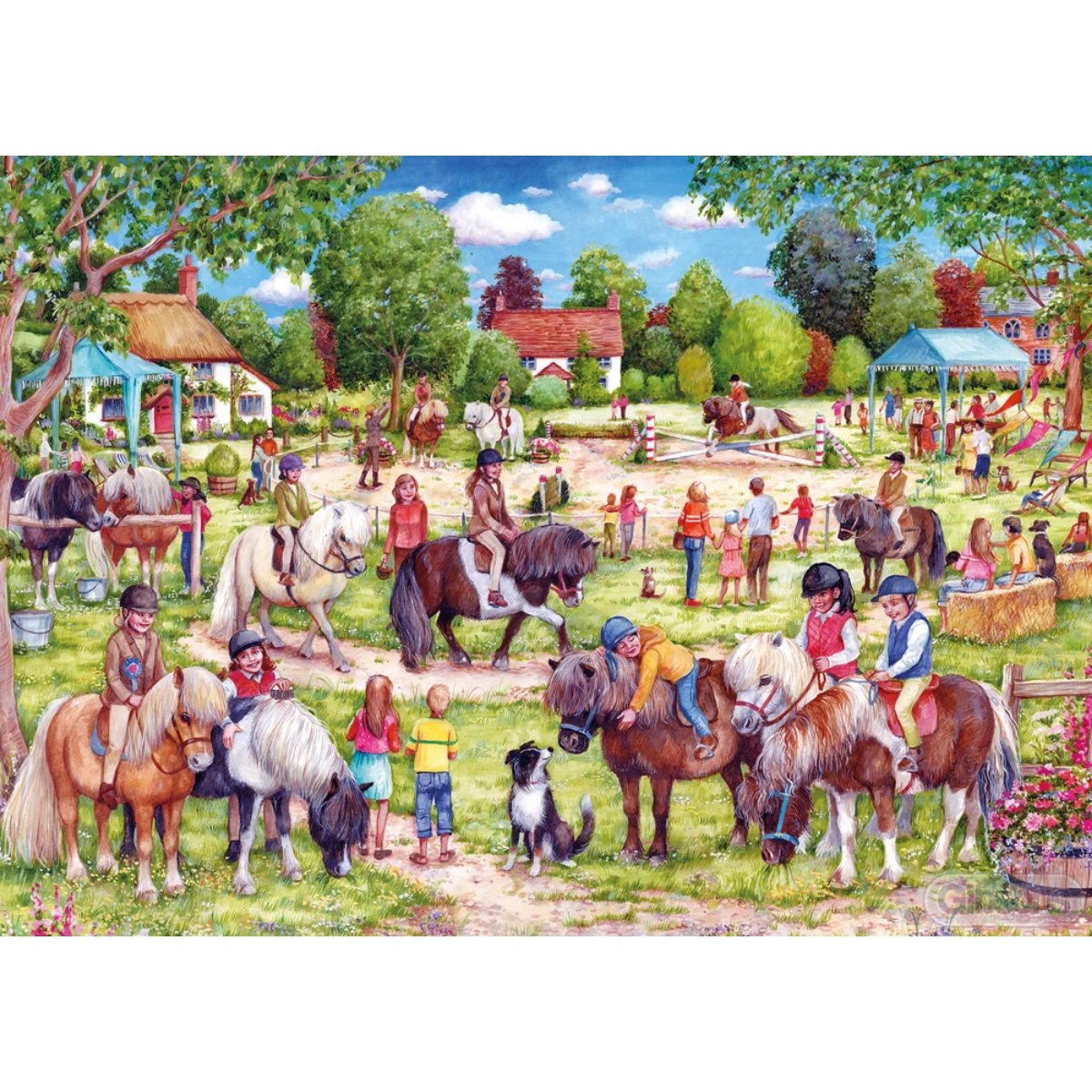 Gibsons Shetland Pony Club Jigsaw Puzzle (1000 Pieces)