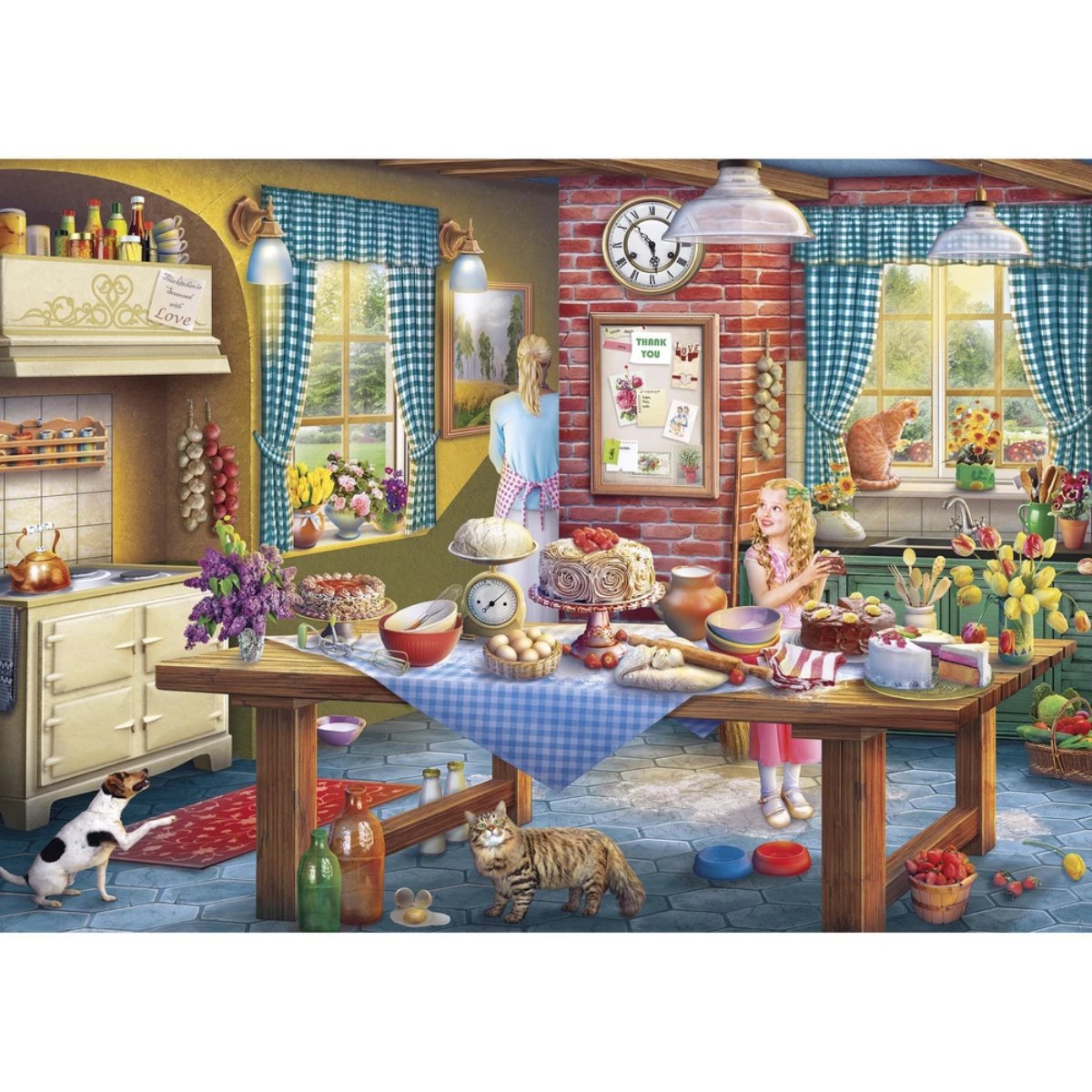 Gibsons Sneaking a Slice Jigsaw Puzzle (100 XXL Pieces)