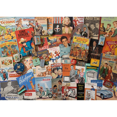 Gibsons Spirit of The 50s Jigsaw Puzzle (1000 Pieces) - Phillips Hobbies