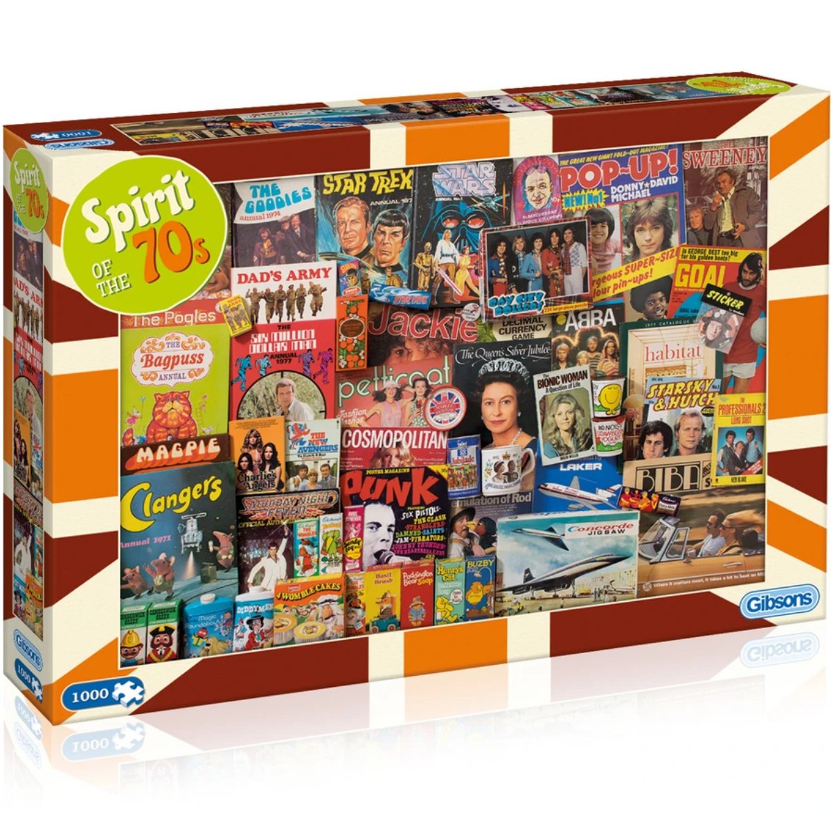 Gibsons Spirit of The 70s Jigsaw Puzzle (1000 Pieces)