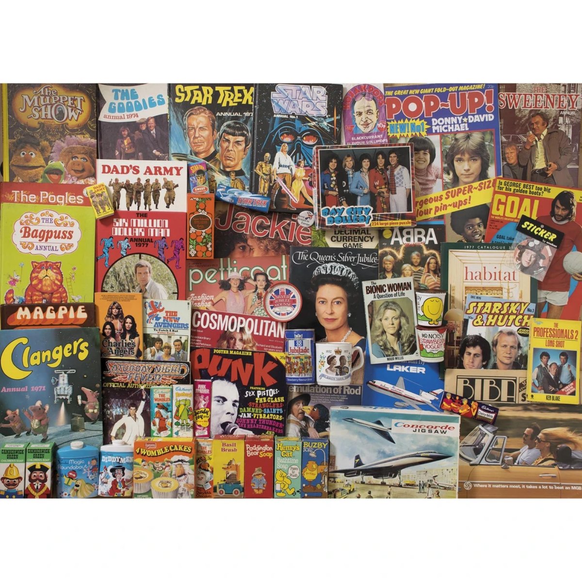 Gibsons Spirit of The 70s Jigsaw Puzzle (1000 Pieces)