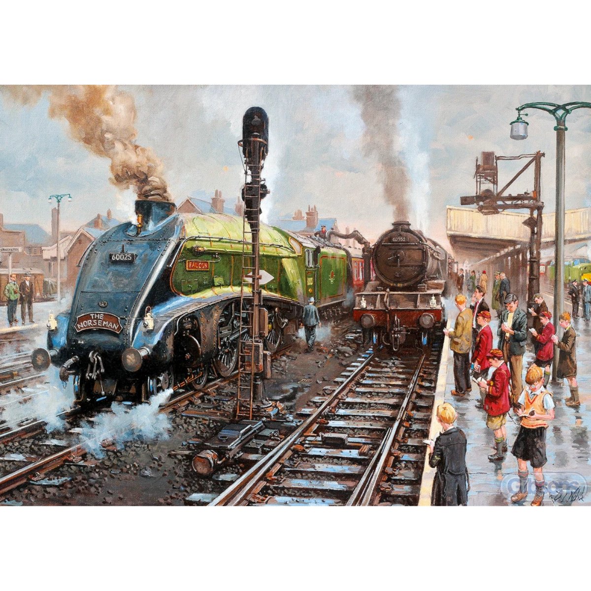 Gibsons Spotters at Doncaster Jigsaw Puzzle (1000 Pieces)