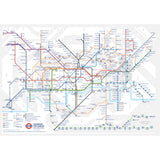 Gibsons TFL Underground Map Jigsaw Puzzle Gift Tube (250 Pieces) - Phillips Hobbies