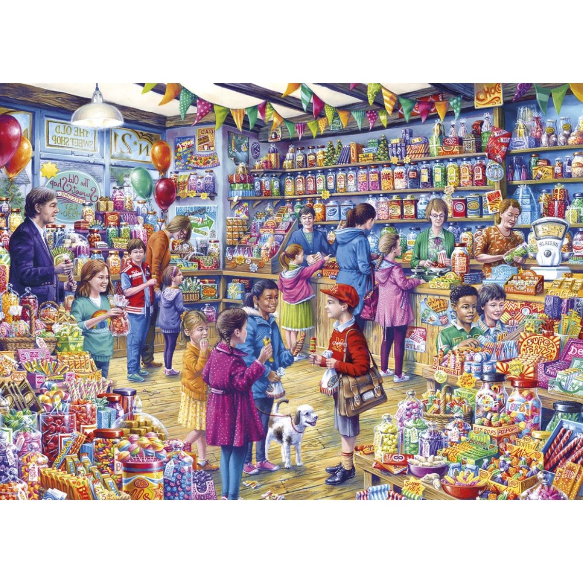 Gibsons The Old Sweet Shop Jigsaw Puzzle (500 XL Pieces) - Phillips Hobbies