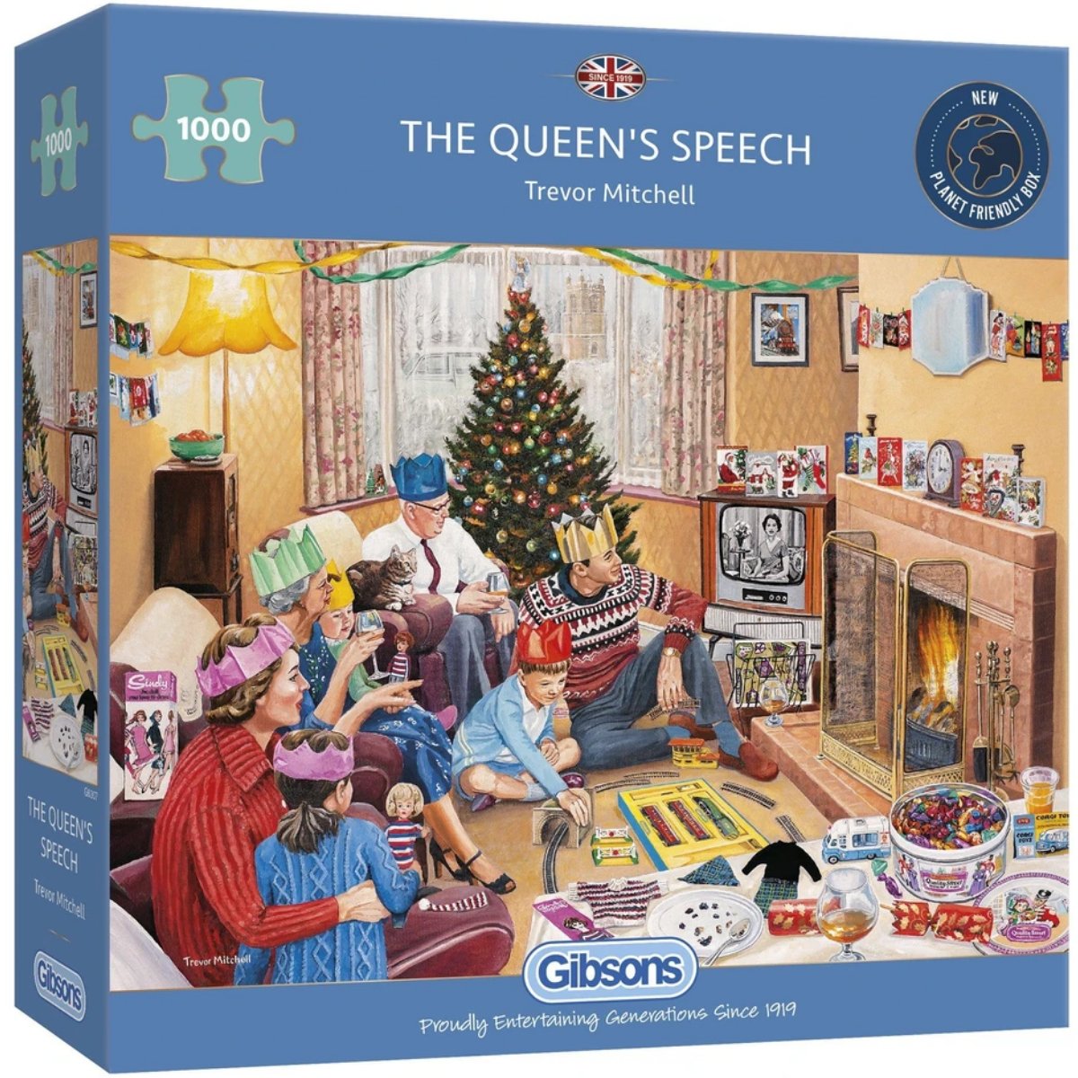 Gibsons The Queen's Speech Jigsaw Puzzle (1000 Pieces)