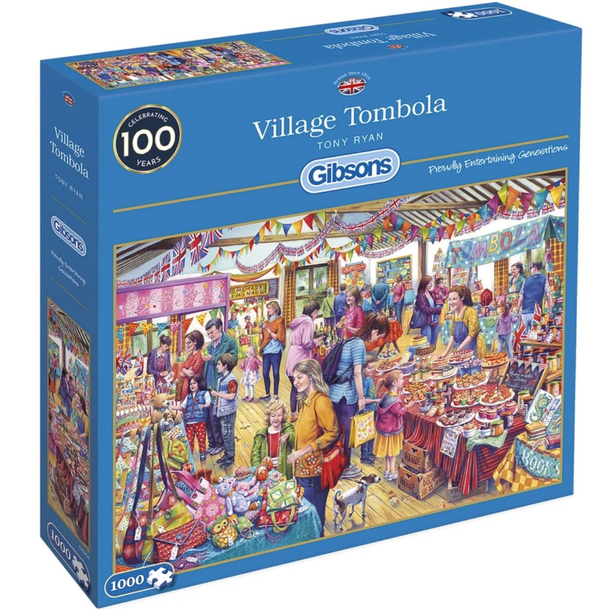 Gibsons G6254 Village Tombola 1000 Piece Puzzle