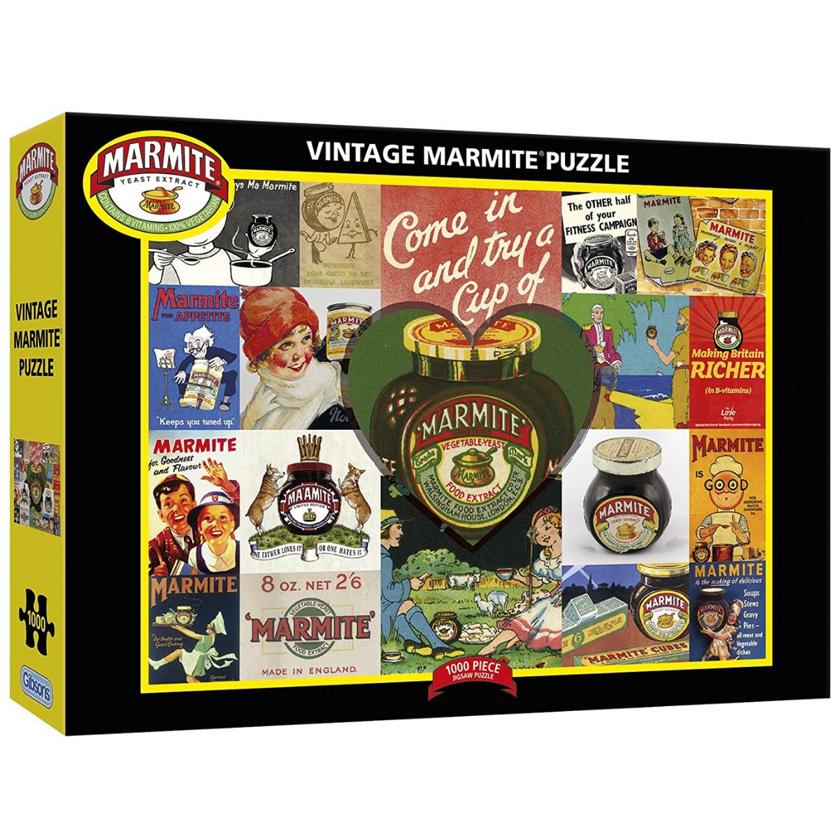 Gibsons Vintage Marmite Jigsaw Puzzle (1000 Pieces)