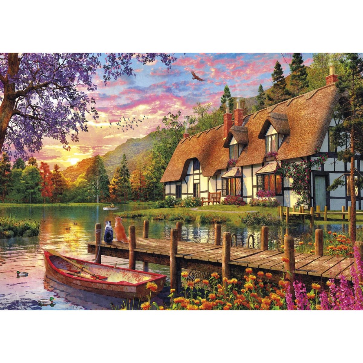 Gibsons Waiting for Supper Jigsaw Puzzle (500 Pieces)