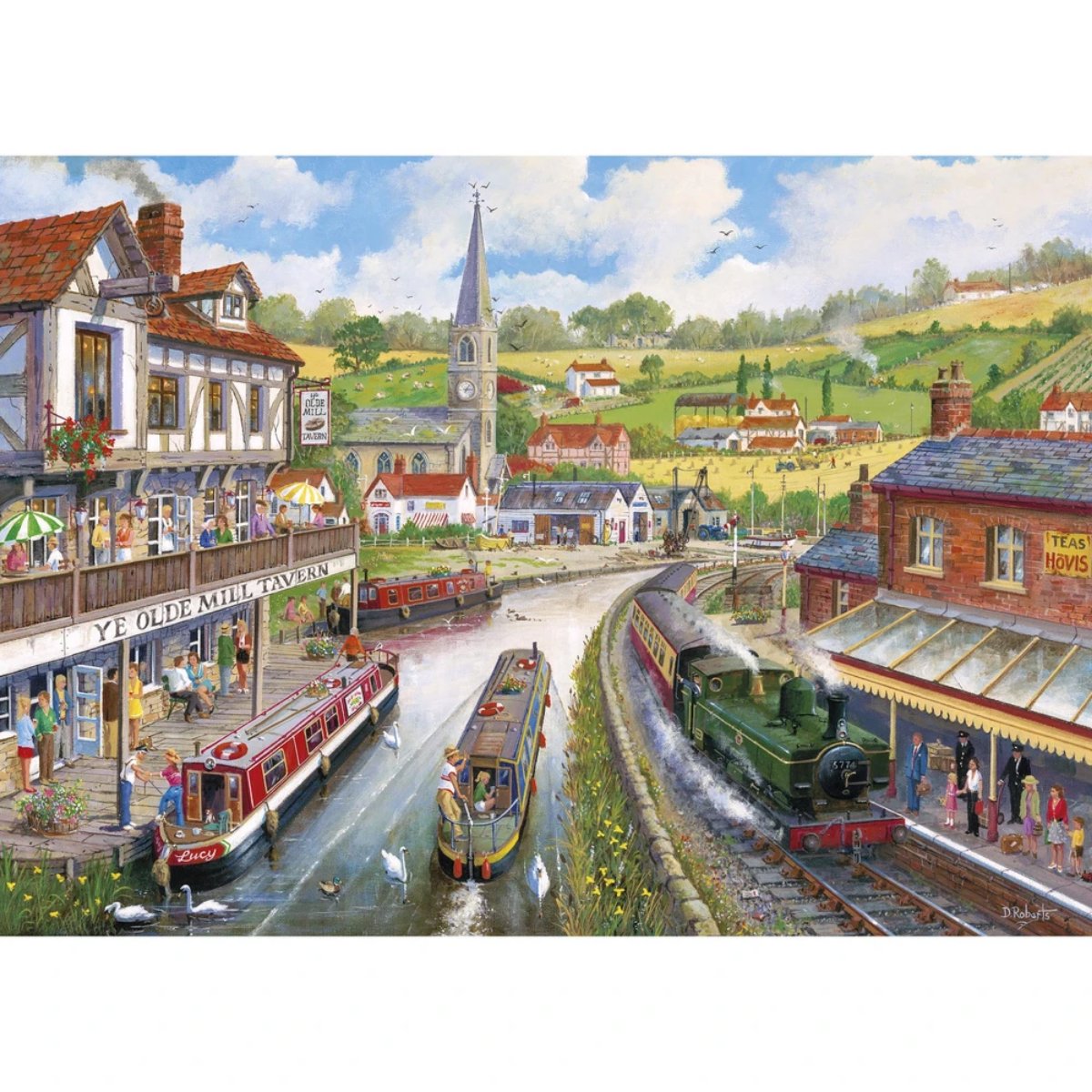 Gibsons Ye Olde Mill Tavern Jigsaw Puzzle (1000 Pieces)