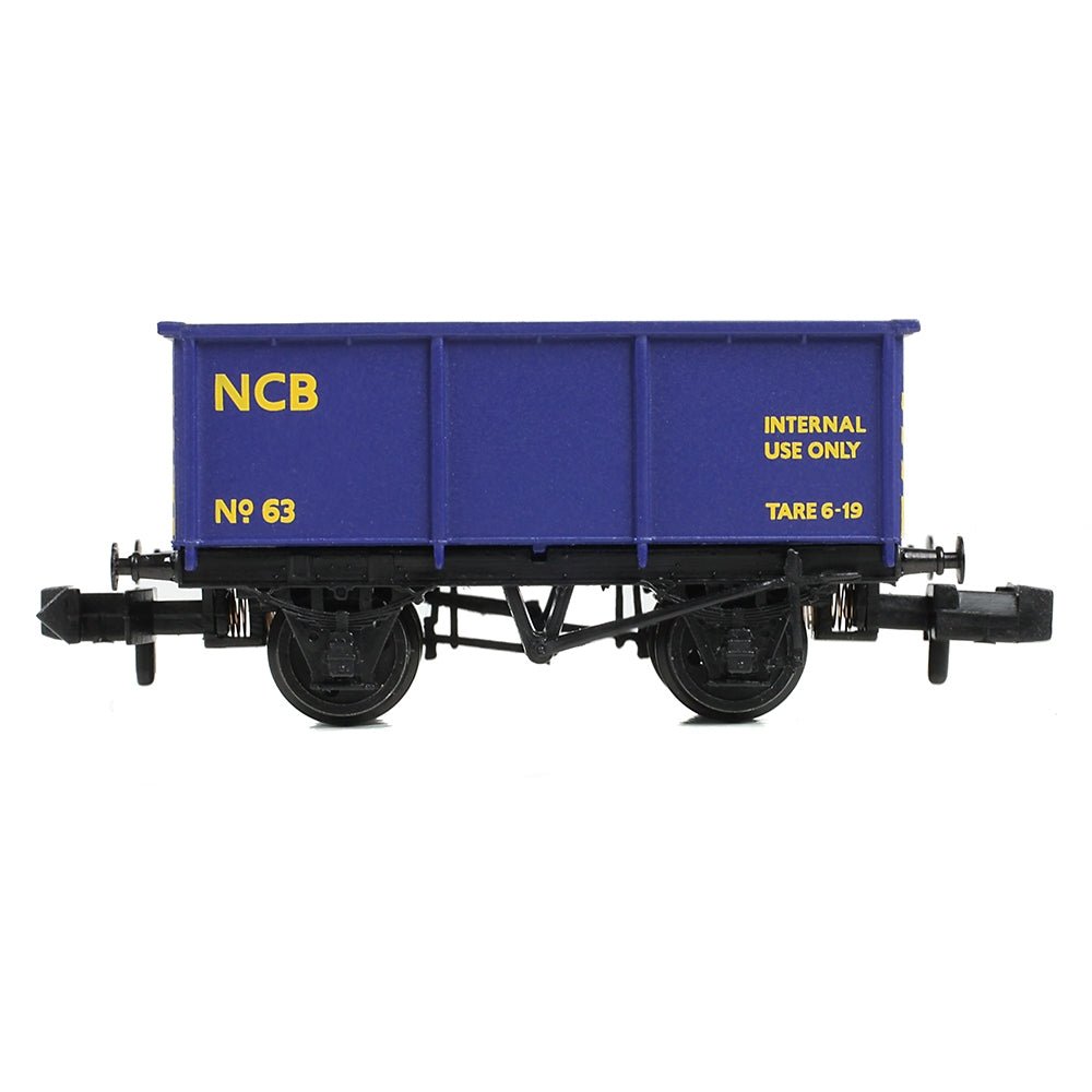 Graham Farish BR 27T Steel Tippler Wagon NCB Blue - N Gauge - Phillips Hobbies