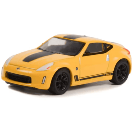 Greenlight 2019 Nissan 370Z Heritage Edition Chicane Yellow - 1:64 Scale - Phillips Hobbies