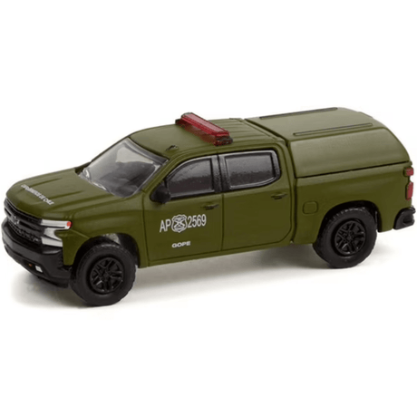 Greenlight 2021 Chevrolet Silverado LT Trail Boss Z71 - 1:64 Scale - Phillips Hobbies