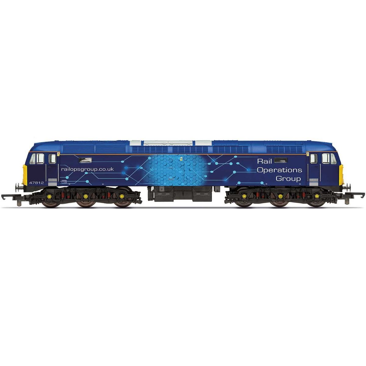 Hornby R30046 RailRoad Plus ROG, Class 47, Co-Co, 47812 - OO Gauge - Phillips Hobbies