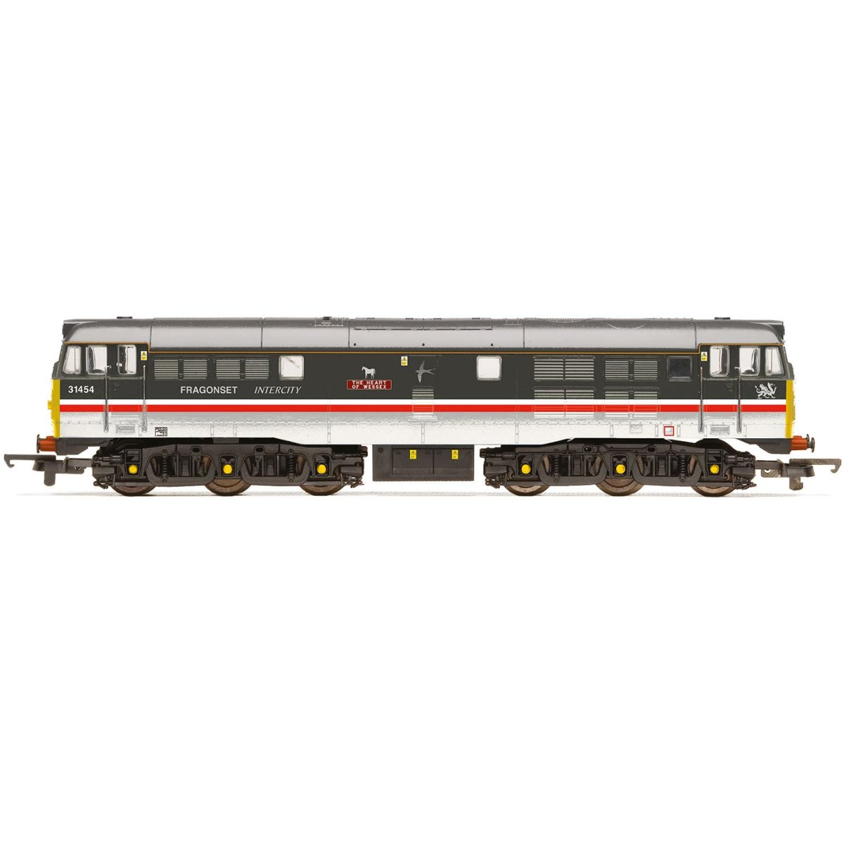 Hornby R30196 RailRoad Plus BR InterCity, Class 31, A1A-A1A, 31454 'The Heart of Wessex' - OO Gauge - Phillips Hobbies