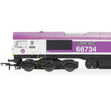 Hornby R30332 GBRf, Class 66, Co - Co, 66734 'Platinum Jubilee' - OO Gauge - Phillips Hobbies