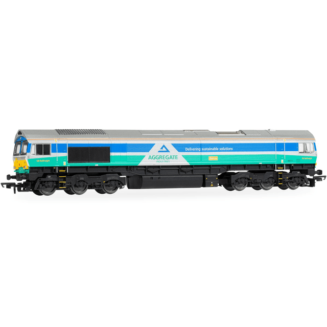 Hornby R30428 RailRoad Plus Class 66 Aggregates Industries 66711 'Sence' - OO Gauge - Phillips Hobbies