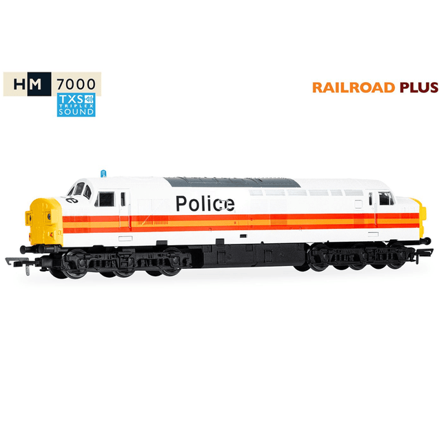 Hornby R30435TXS RailRoad: BR Class 37 '37093' Police Livery DCC Sound Fitted - OO Gauge - Phillips Hobbies