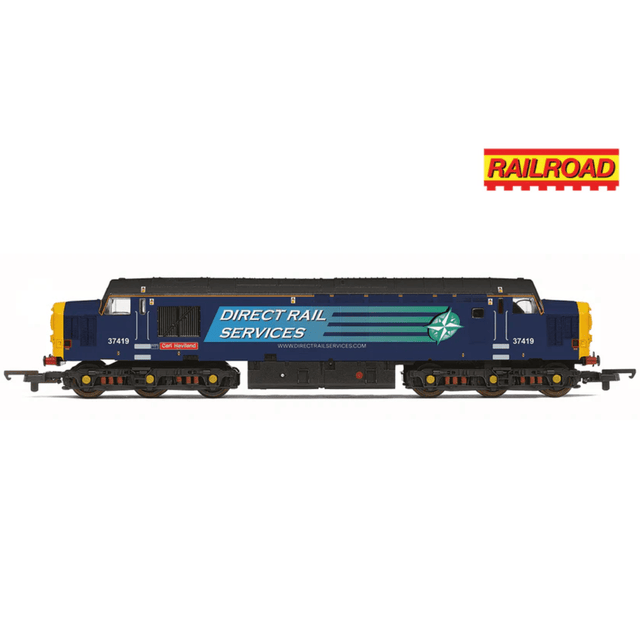 Hornby R30437 RailRoad DRS Class 37 - 'Carl Haviland' 37419 - OO Gauge - Phillips Hobbies