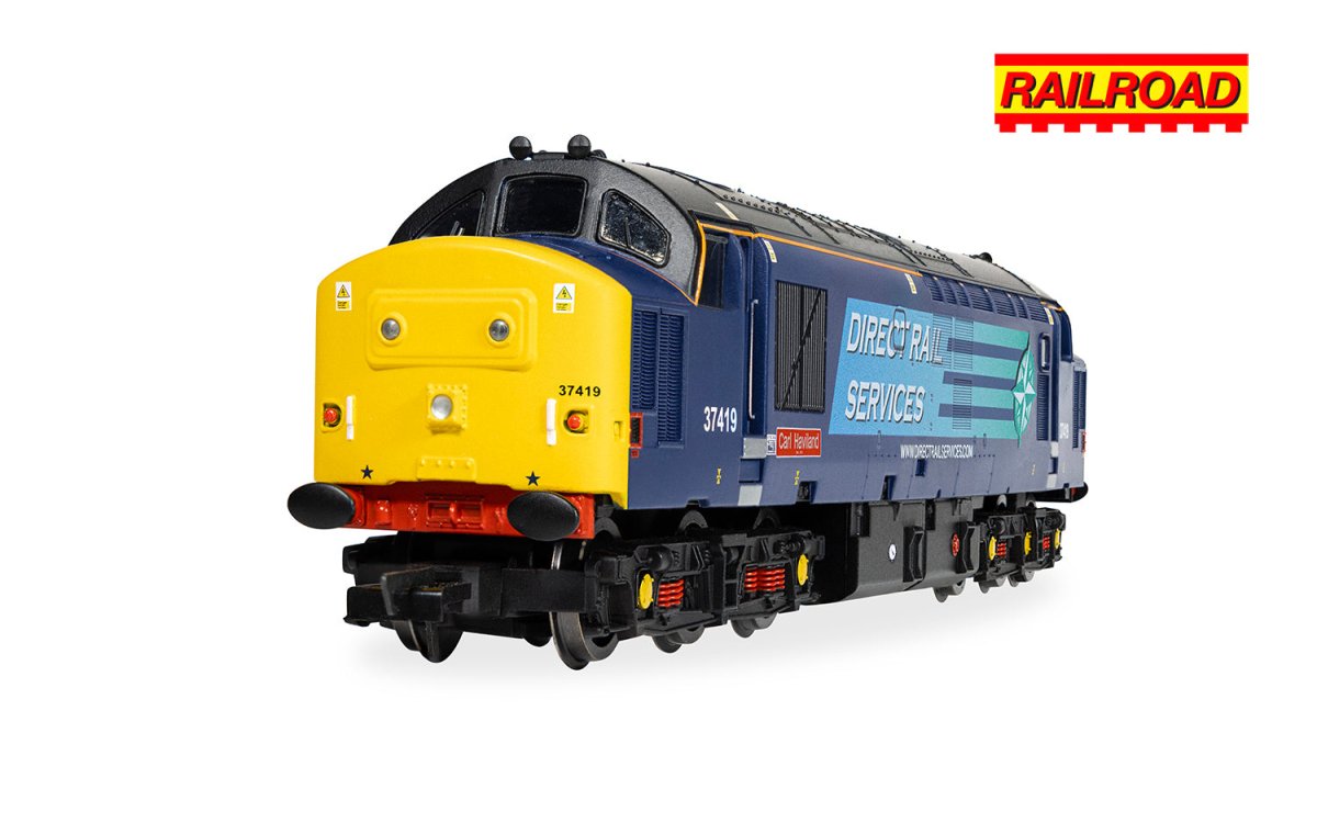 Hornby R30437 RailRoad DRS Class 37 - 'Carl Haviland' 37419 - OO Gauge - Phillips Hobbies